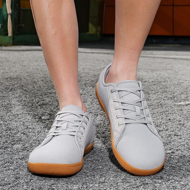 Effortless Canvas Fashion Sneaker for Women with Lace Up Gum Sole Low Top Casual Style