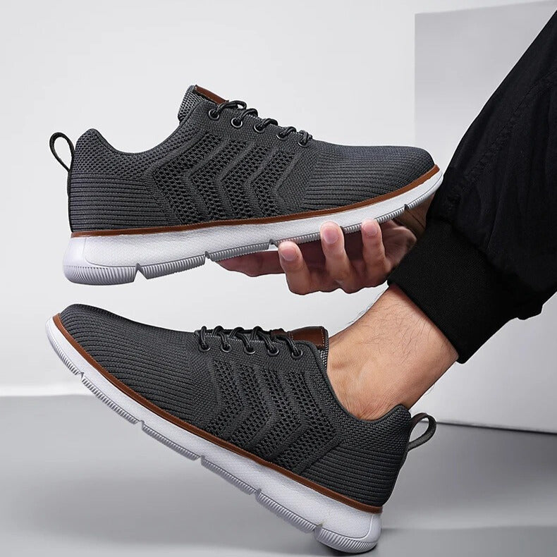 Effortless Mesh Fashion Sneaker for Women with Lace Up Breathable Lightweight Casual Style