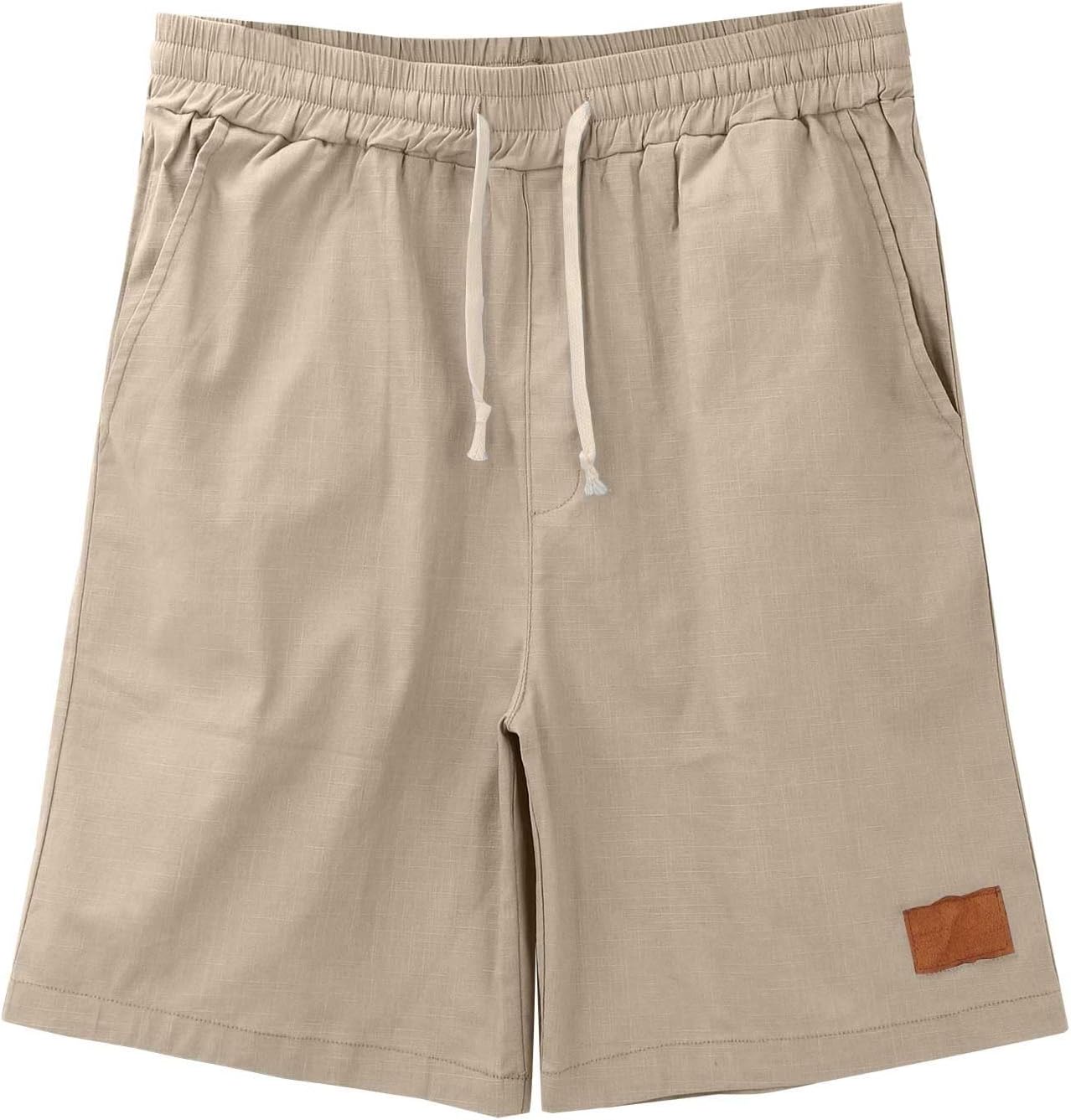 Effortless Linen Shorts for Women with Drawstring Elastic Waist Relaxed Casual Style