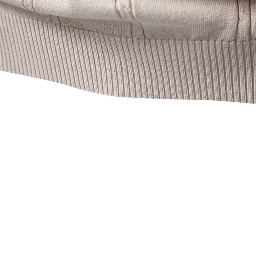 Comfortable Ribbed Polo Sweater for Women with Collar Short Sleeve Button Placket Relaxed Knit Style