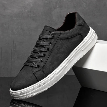 Stylish Camo Print Sneakers for Women with Lace Up Low Top Contrast Sole Casual Style