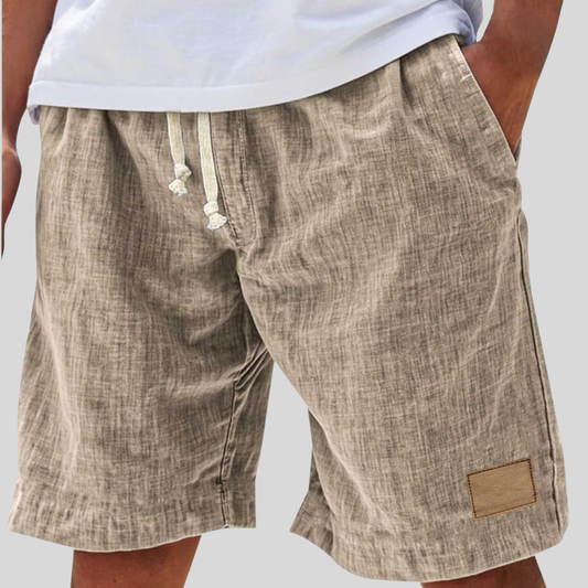 Effortless Linen Shorts for Women with Drawstring Elastic Waist Relaxed Casual Style