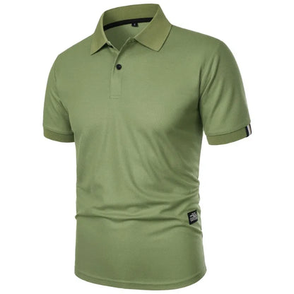 Comfortable Cotton Pique Polo Shirt for Women with Collar Short Sleeve Button Placket Casual Style
