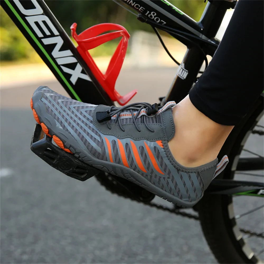 Comfortable Mesh Water Shoes for Women with Lace Up Barefoot Quick Dry Style
