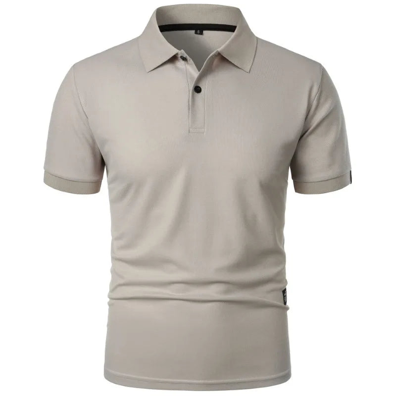 Comfortable Cotton Pique Polo Shirt for Women with Collar Short Sleeve Button Placket Casual Style