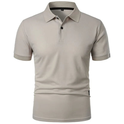 Comfortable Cotton Pique Polo Shirt for Women with Collar Short Sleeve Button Placket Casual Style
