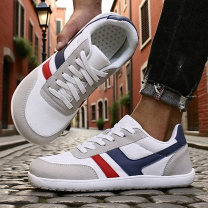 Effortless Canvas Fashion Sneaker for Women with Lace Up Color Block Low Top Casual Style