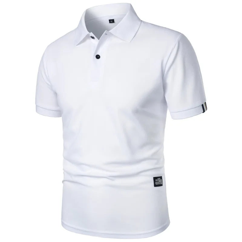 Comfortable Cotton Pique Polo Shirt for Women with Collar Short Sleeve Button Placket Casual Style