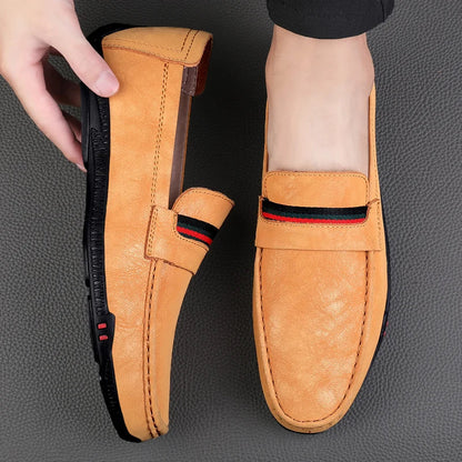 Stylish Suede Driving Loafer for Women with Penny Strap Slip On Casual Style