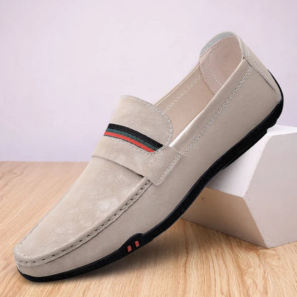Stylish Suede Driving Loafer for Women with Penny Strap Slip On Casual Style