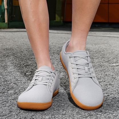 Effortless Canvas Fashion Sneaker for Women with Lace Up Gum Sole Low Top Casual Style