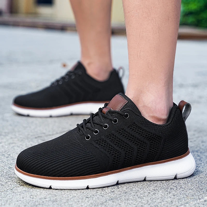 Effortless Mesh Fashion Sneaker for Women with Lace Up Breathable Lightweight Casual Style
