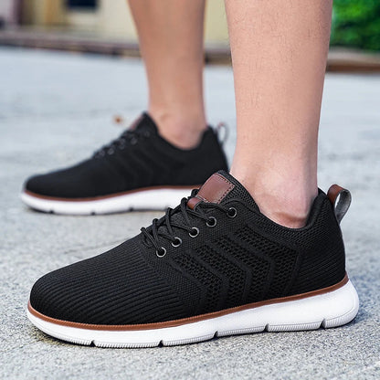 Effortless Mesh Fashion Sneaker for Women with Lace Up Breathable Lightweight Casual Style