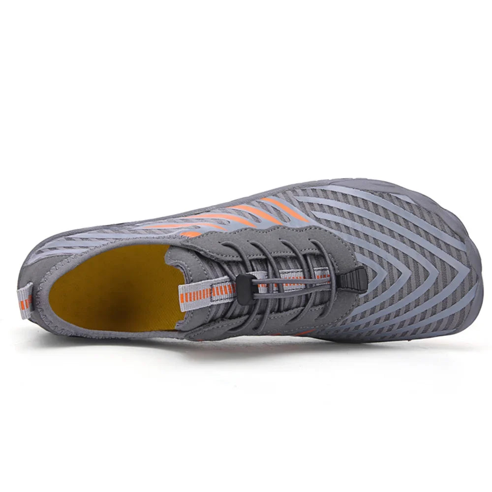 Comfortable Mesh Water Shoes for Women with Lace Up Barefoot Quick Dry Style