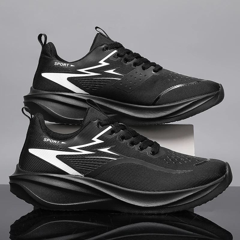 Effortless Mesh Sneaker for Women with Lace Up Chunky Sole Sport Style