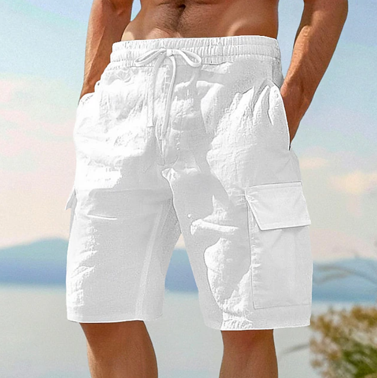 Effortless Cargo Shorts for Women with High Waist Drawstring Relaxed Multi Pocket Casual Style