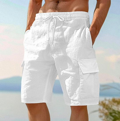 Effortless Cargo Shorts for Women with High Waist Drawstring Relaxed Multi Pocket Casual Style