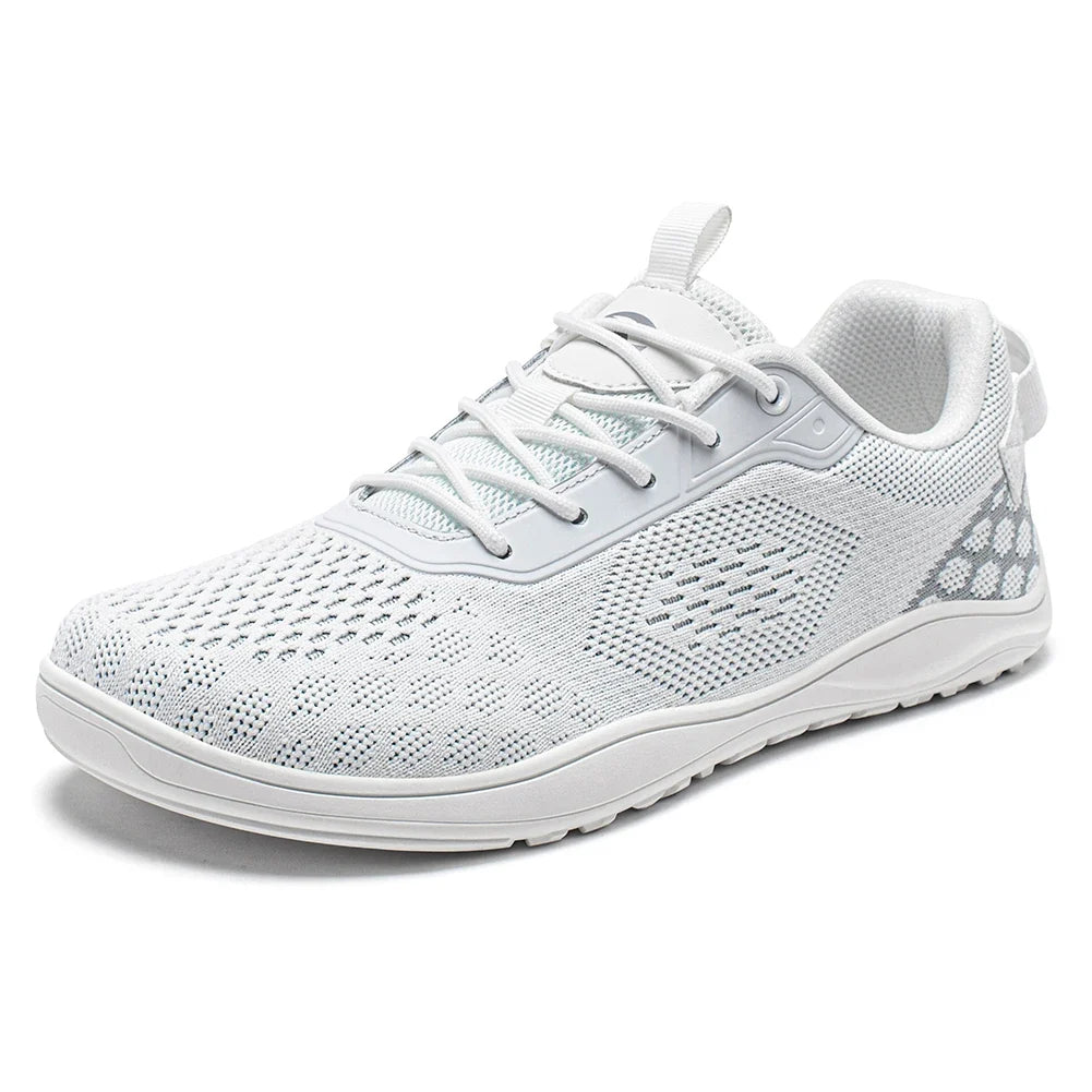 Comfortable Mesh Knit Fashion Sneaker for Women with Lace Up Round Toe Breathable Lightweight Style