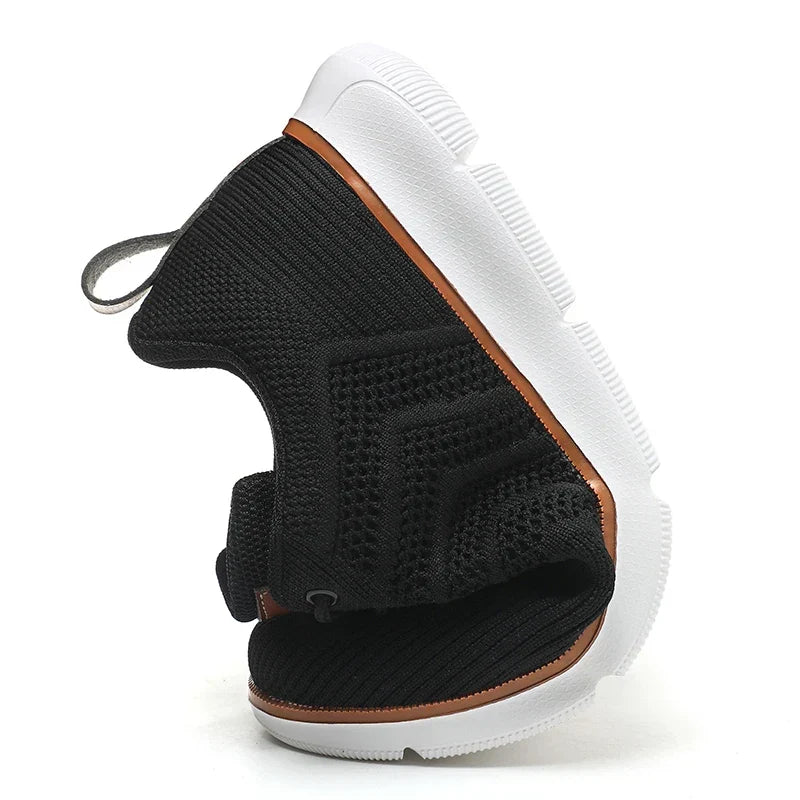 Effortless Mesh Fashion Sneaker for Women with Lace Up Breathable Lightweight Casual Style
