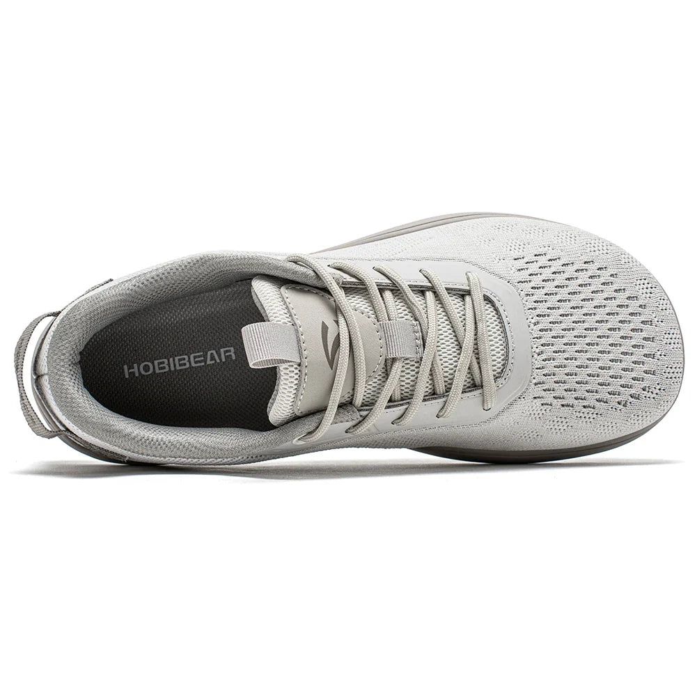 Comfortable Mesh Knit Fashion Sneaker for Women with Lace Up Round Toe Breathable Lightweight Style