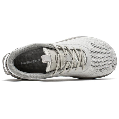 Comfortable Mesh Knit Fashion Sneaker for Women with Lace Up Round Toe Breathable Lightweight Style