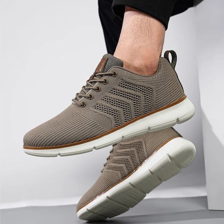 Effortless Mesh Fashion Sneaker for Women with Lace Up Breathable Lightweight Casual Style