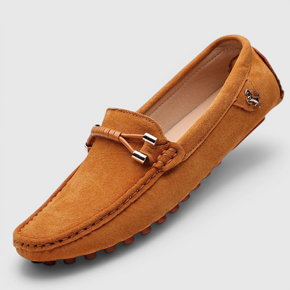 Comfortable Suede Driving Loafers for Women with Tassel Bow Slip On Rubber Sole Casual Style